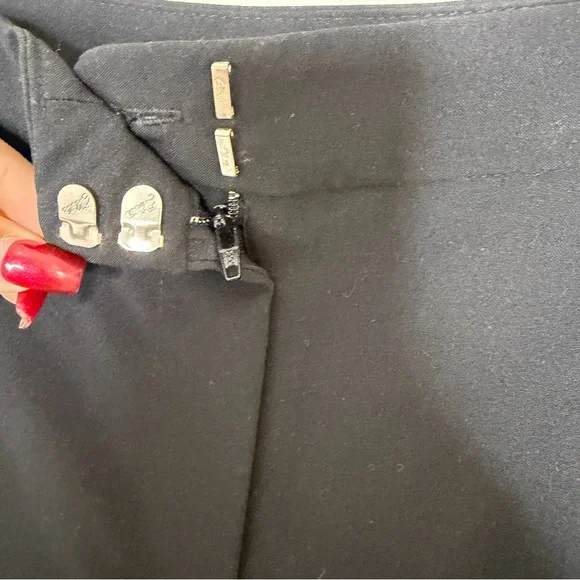 Nicole Miller Black Wide Leg Pants - Picture 3 of 12